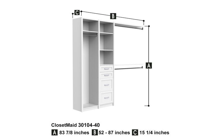 52-87 IN. PREMIER REACH IN KIT image number 1
