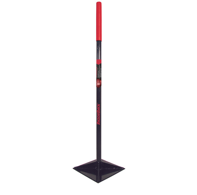 10-in x 10-in Tamper, Steel Head and Handle with Cushion Grip