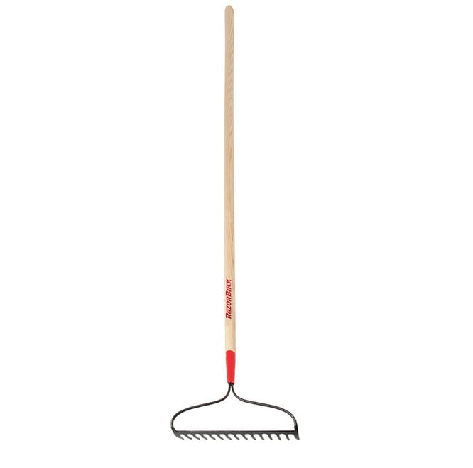 15 Tine Bow Rake, Forged, Wood Handle