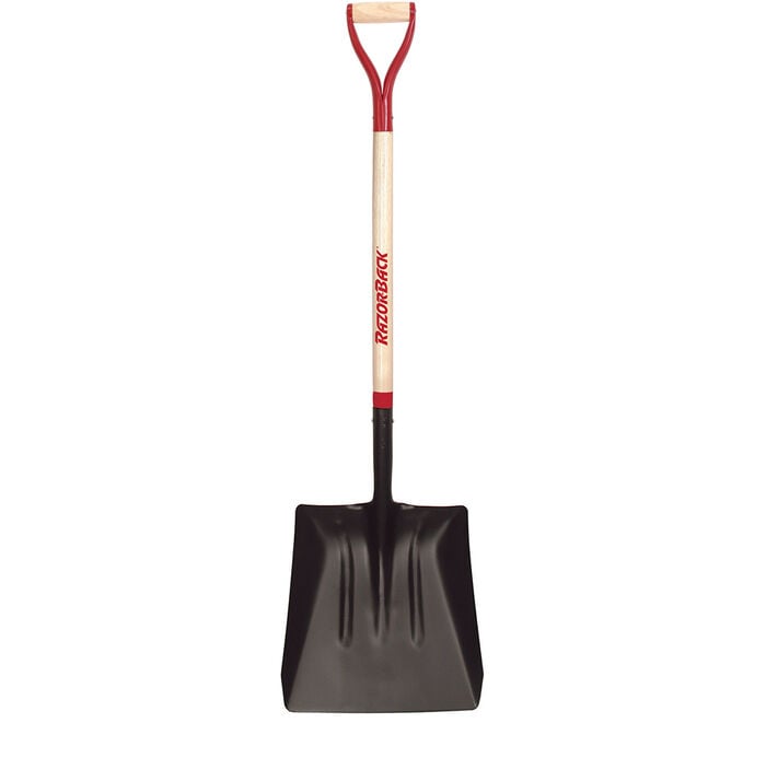 #4 Street Coal/Street Shovel, with Wood Handle and Steel D-Grip image number 0