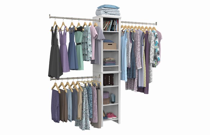 4 Ft. - 9 Ft. Closet Kit image number 1