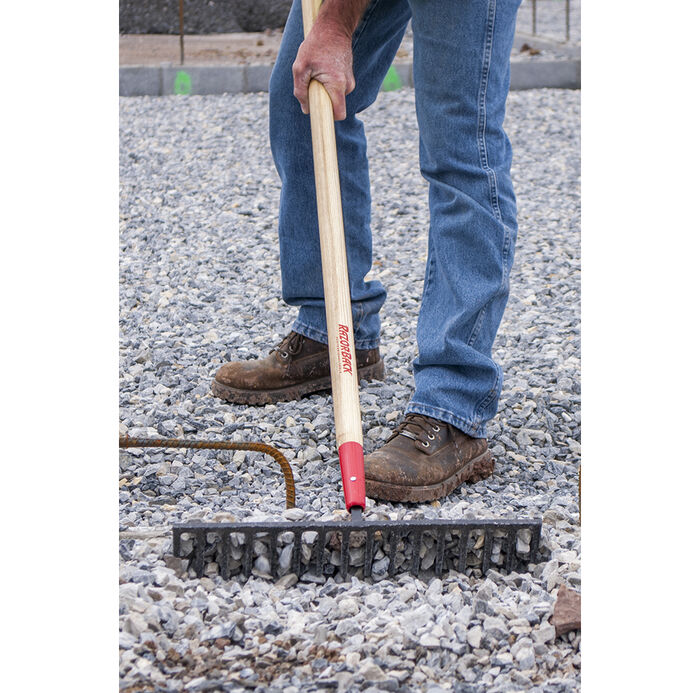 16 Tine Road Rake, Forged, with Wood Handle image number 2