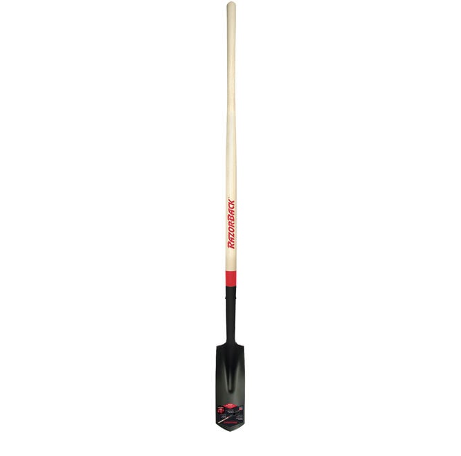 4-in Trenching Shovel with Wood Handle