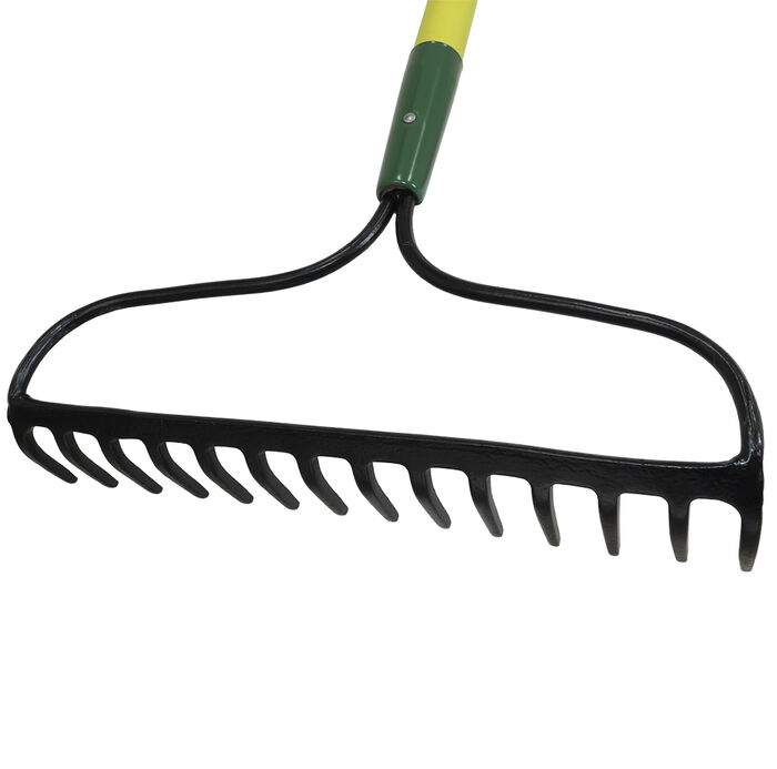 Long Fiberglass Handle Garden Rake image number 1