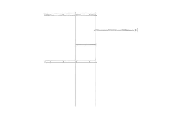 Organisateur de placard de 5 pieds a 8 pieds image number 2