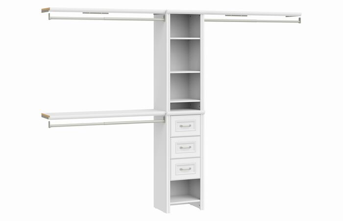 1 Narrow Tower 3 Top Shelf 3 Drawer Kit image number 0