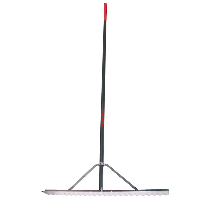 36 Inch Aluminum Asphalt Lute Rake, with Aluminum Handle, and End Grip image number 0