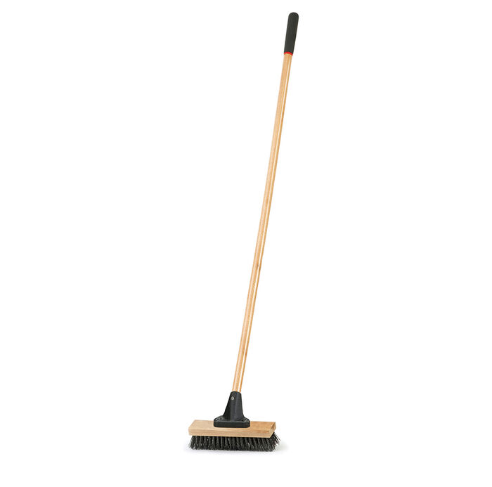 10 Stiff Scubbing Deck Brush 54 Handle image number 0