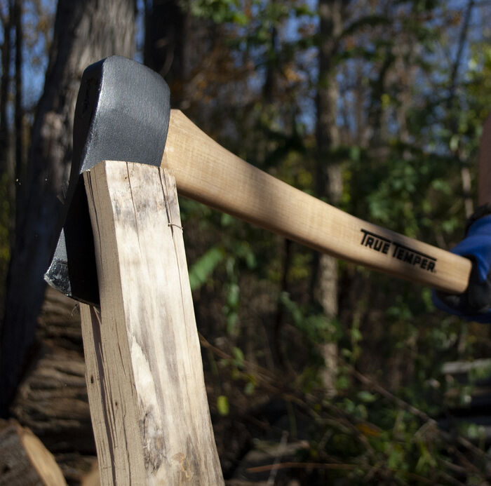 TOUGHSTRIKE  3.5 lb. Single Bit Michigan Axe, American Hickory Handle image number 2
