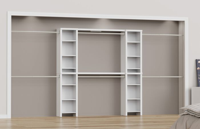 Two Narrow Tower Two Top Shelf Kit image number 2