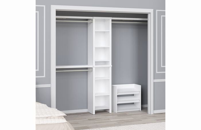 1 Narrow Tower 3 Top Shelf 1 Shoe Unit Kit image number 2