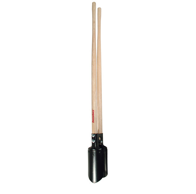 Atlas Pattern Post Hole Digger, with Wood Handles
