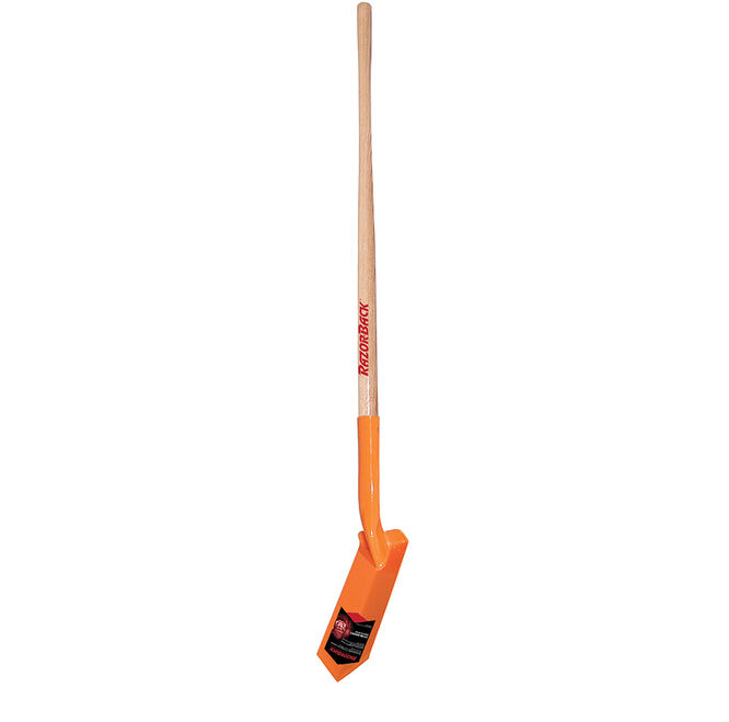 4-in Trenching Shovel with Wood Handle