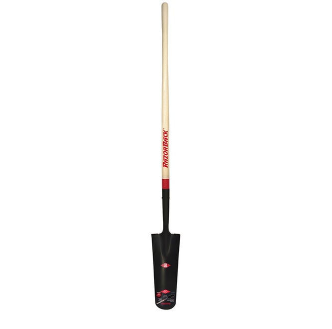 16-in Drain Spade with Wood Handle