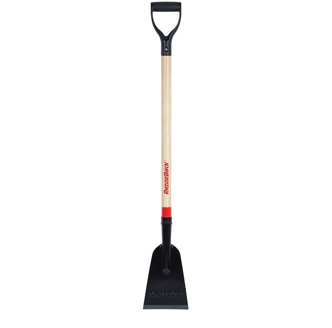 7 Inch Ice Scraper/Chopper, with Wood Handle and D-Grip