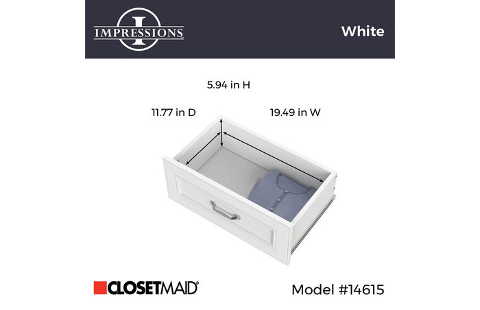 25 In. x 10 In. D Drawer image number 2