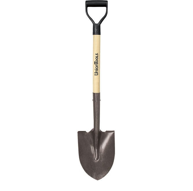 Round Point Shovel with Poly D-grip