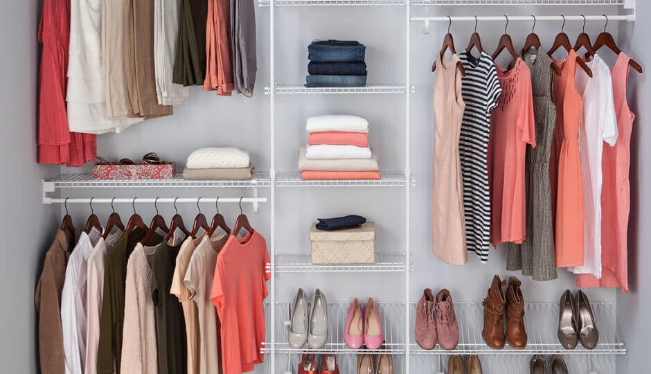 Make room for all your clothes and shoes for low cost and low effort.