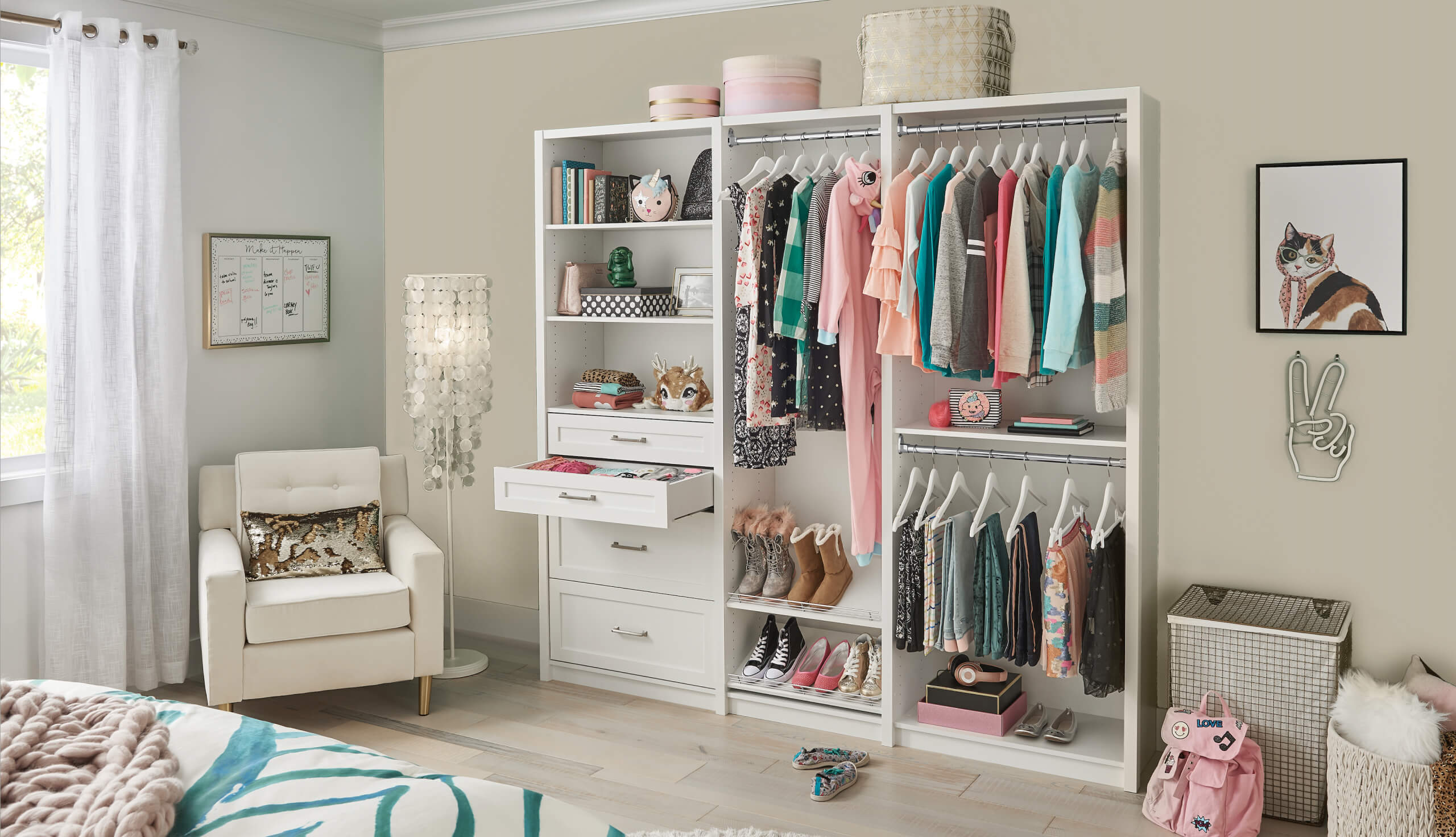 SpaceCreations Premier comes in multiple designer-inspired finishes to suit any decor.