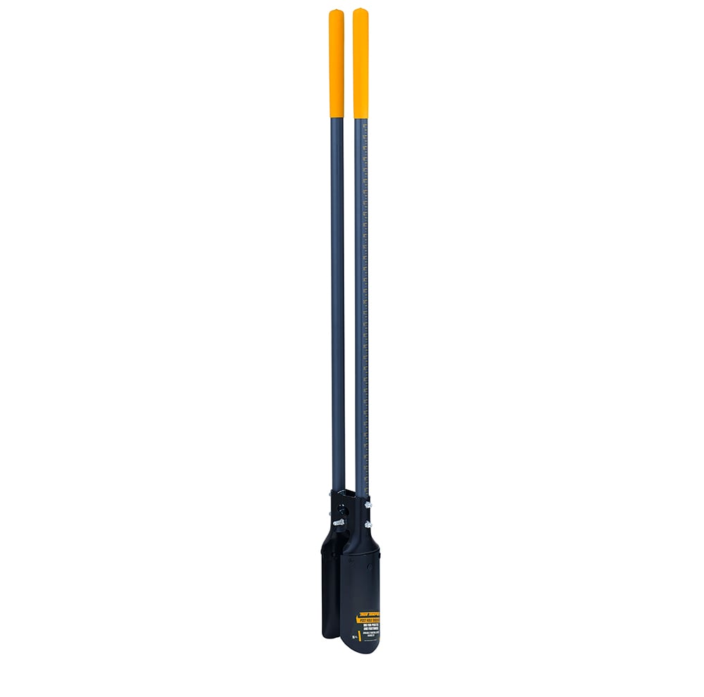 Post Hole Diggers with Ruler and Cushion End Grips on Fiberglass