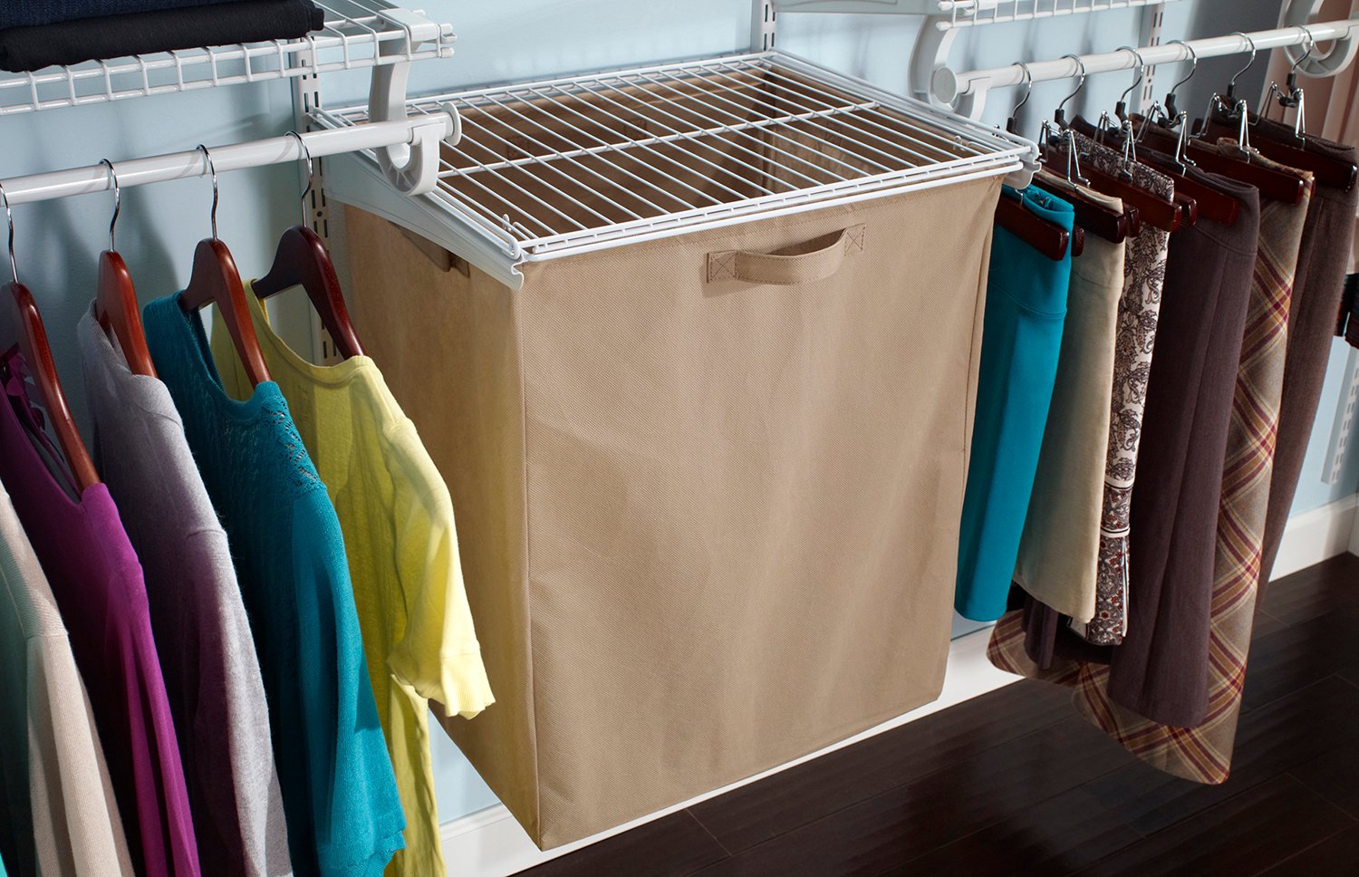 Fabric Hamper with Frame Home by AMES