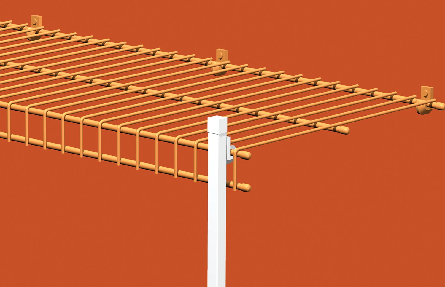 Shelf Support Pole Home by AMES