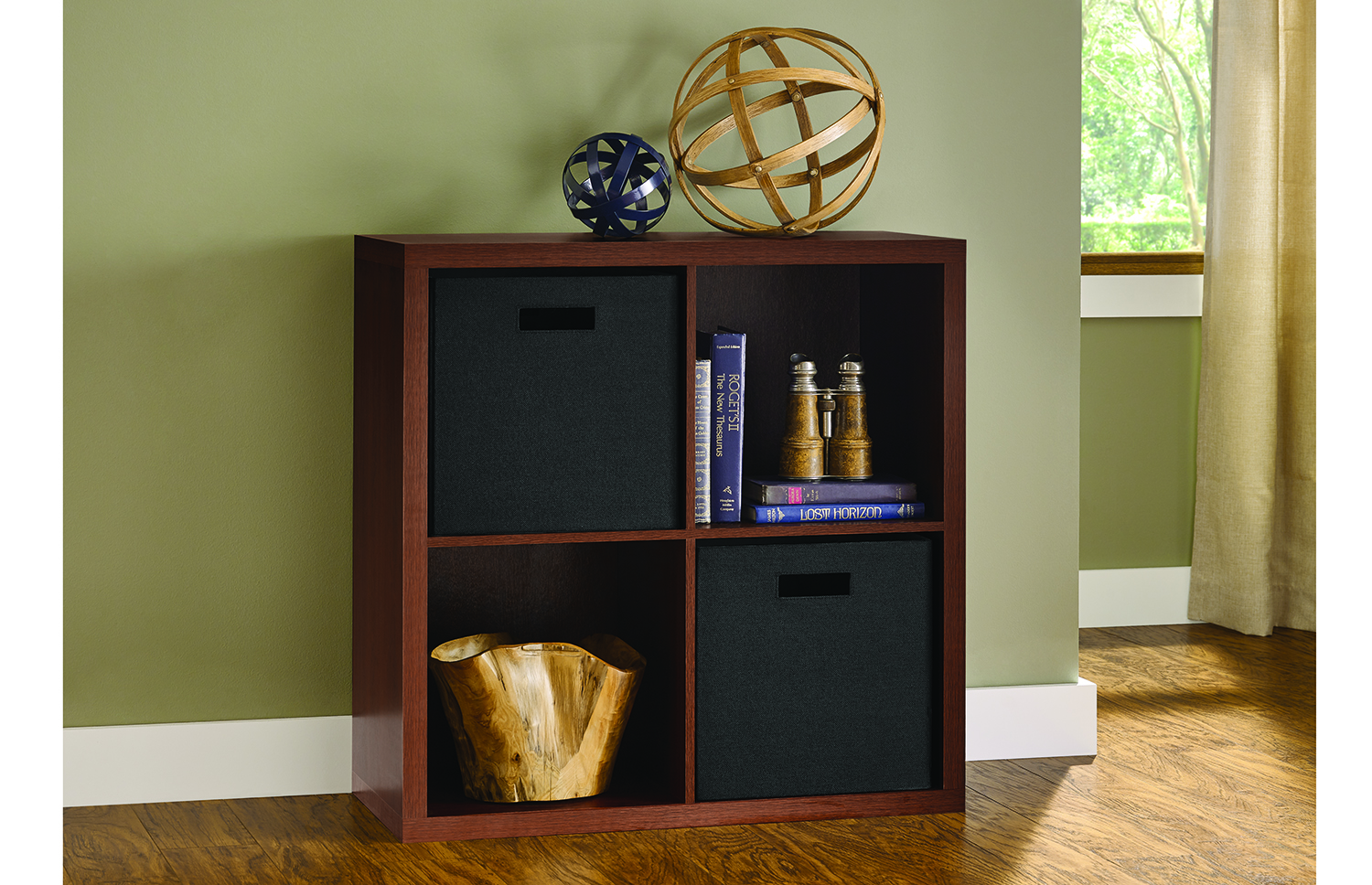 Decorative Storage 4 Cube Organizer Home by AMES