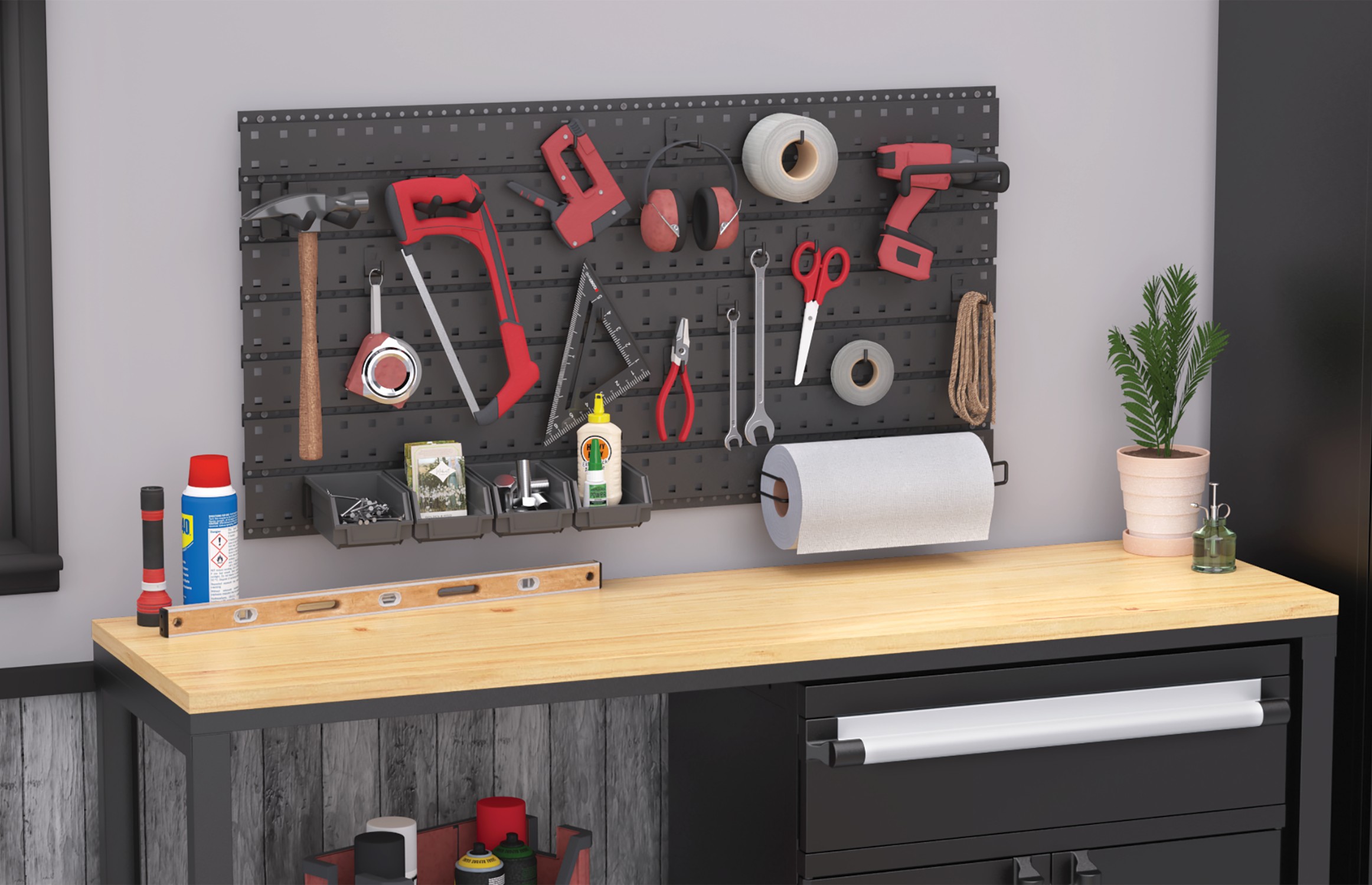 42 IN ProGarage Tool Slatwall Home by AMES