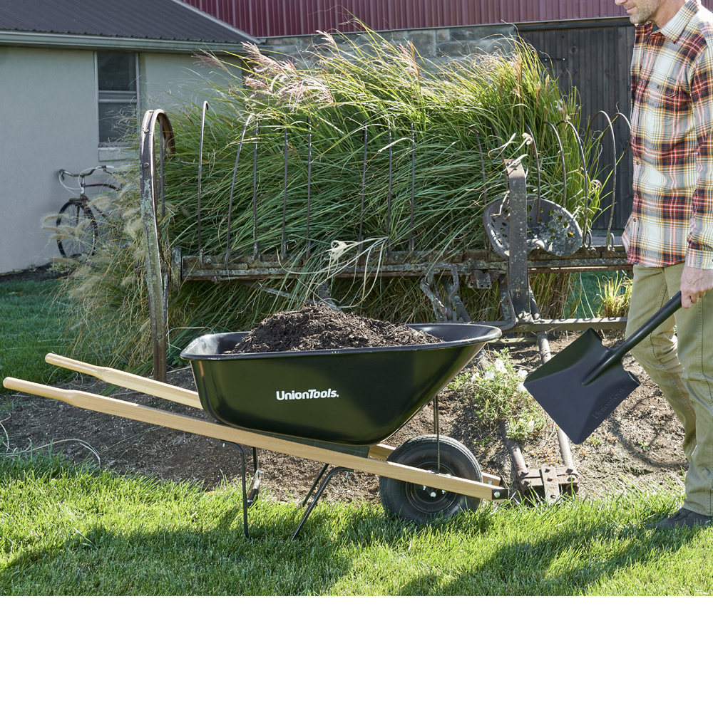 6 cubic foot steel wheelbarrow Home by AMES