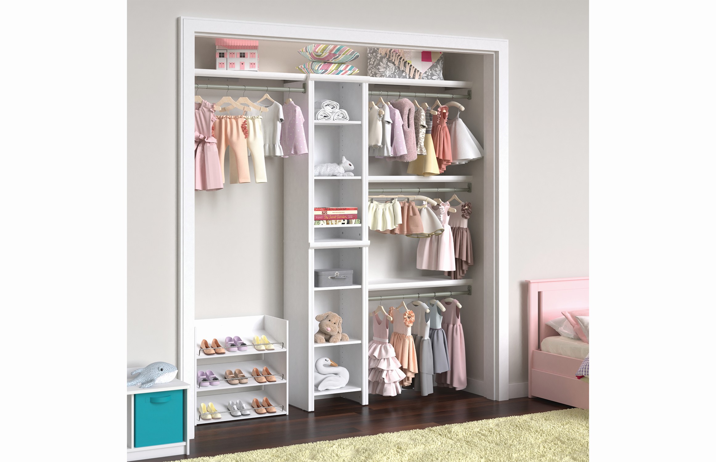 4 Ft. - 9 Ft. Closet Kit | Home by AMES