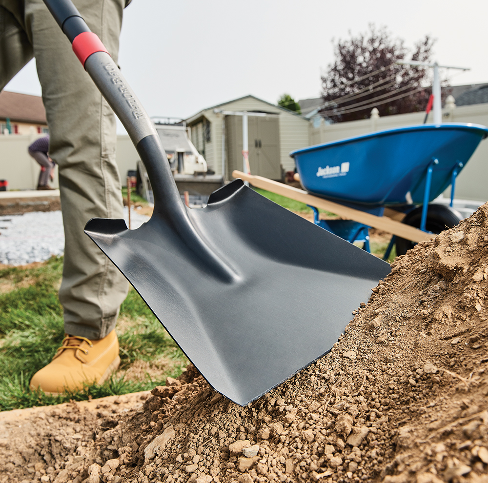 PowerEdge Transfer Shovel with Fiberglass Handle | Home by AMES