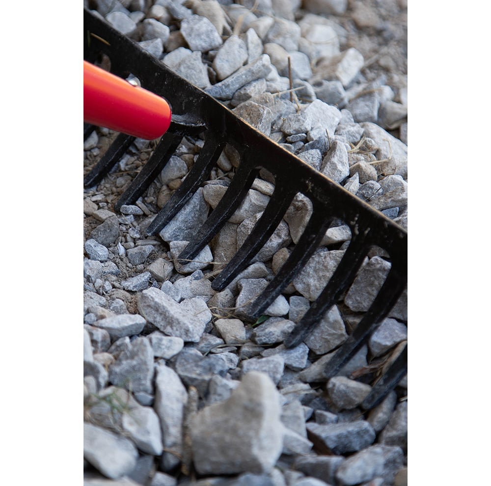 16 Tine Level Head Rake, Forged, with Wood Handle | Home by AMES