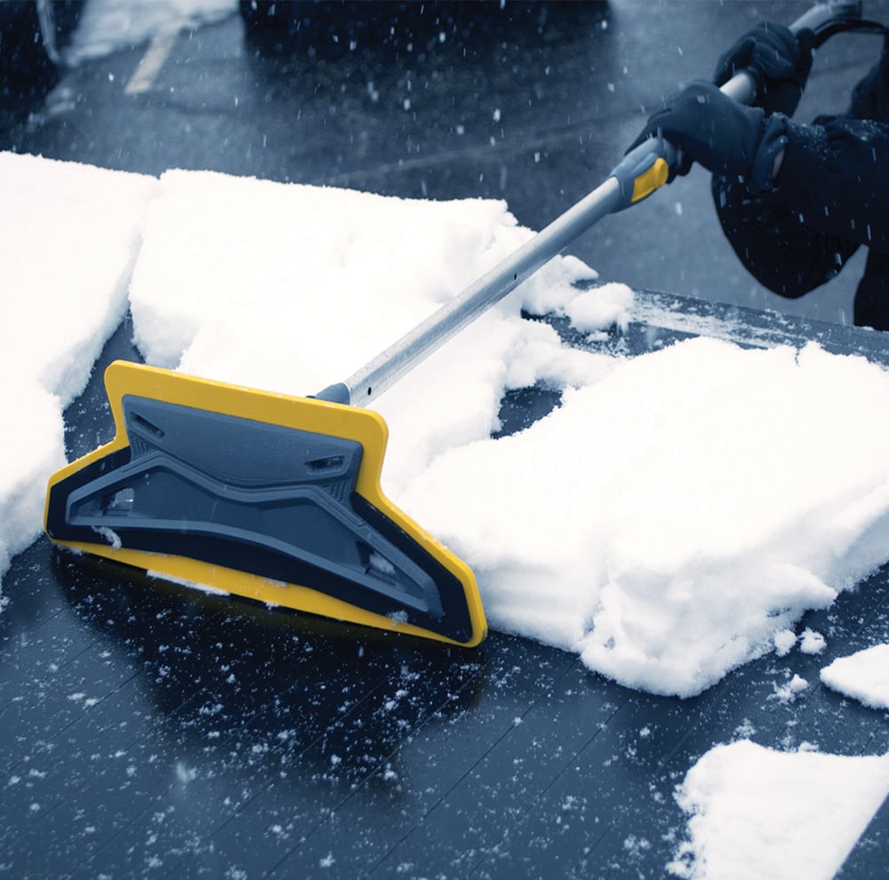 Telescoping ScratchFree Snow Brush with End Scraper Home by AMES