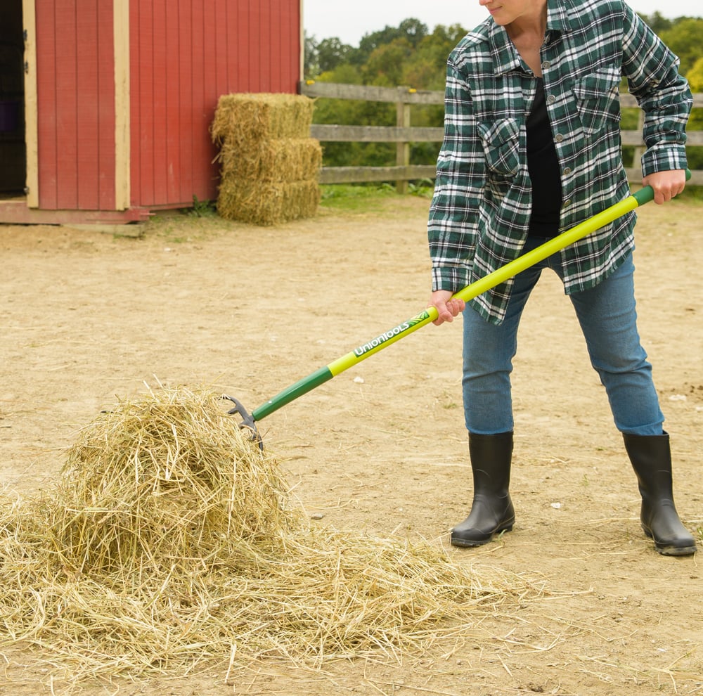 6Tine Manure Fork With Fiberglass Handle Home by AMES