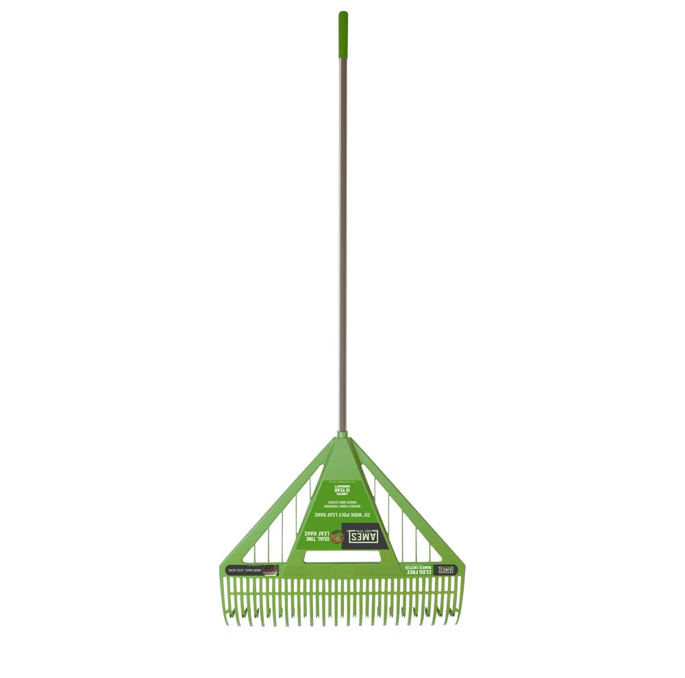 26 in. Dual Tine Poly Leaf Rake | Home by AMES