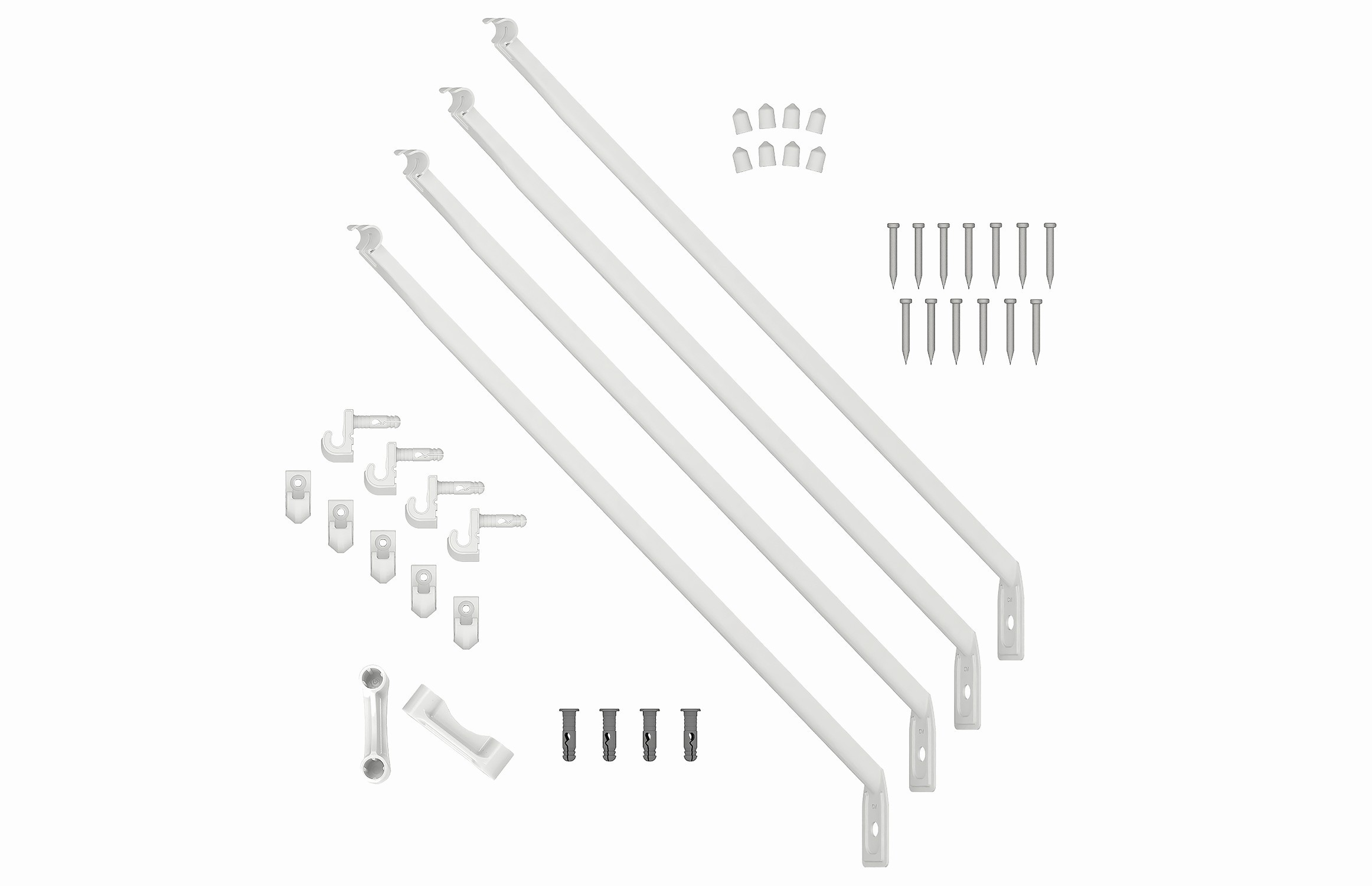 DIY HARDWARE KIT 6 FT 8 FT (12 IN DEPTH) Home by AMES