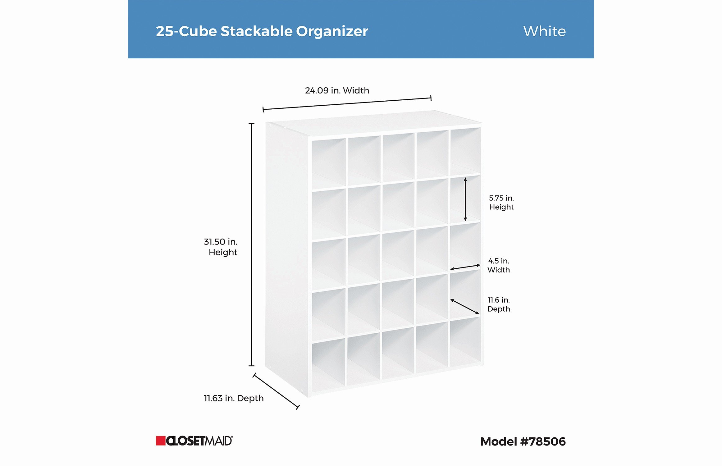 25 Shoe Cube Organizer Home by AMES