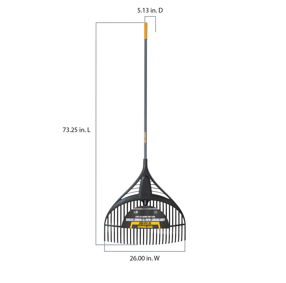 26 Inch Poly Leaf Rake | Home by AMES