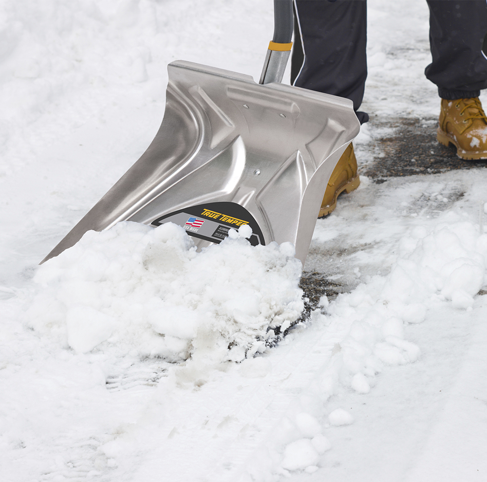 20 Inch Aluminum Combo Snow Shovel with DGrip on Ergonomic Handle