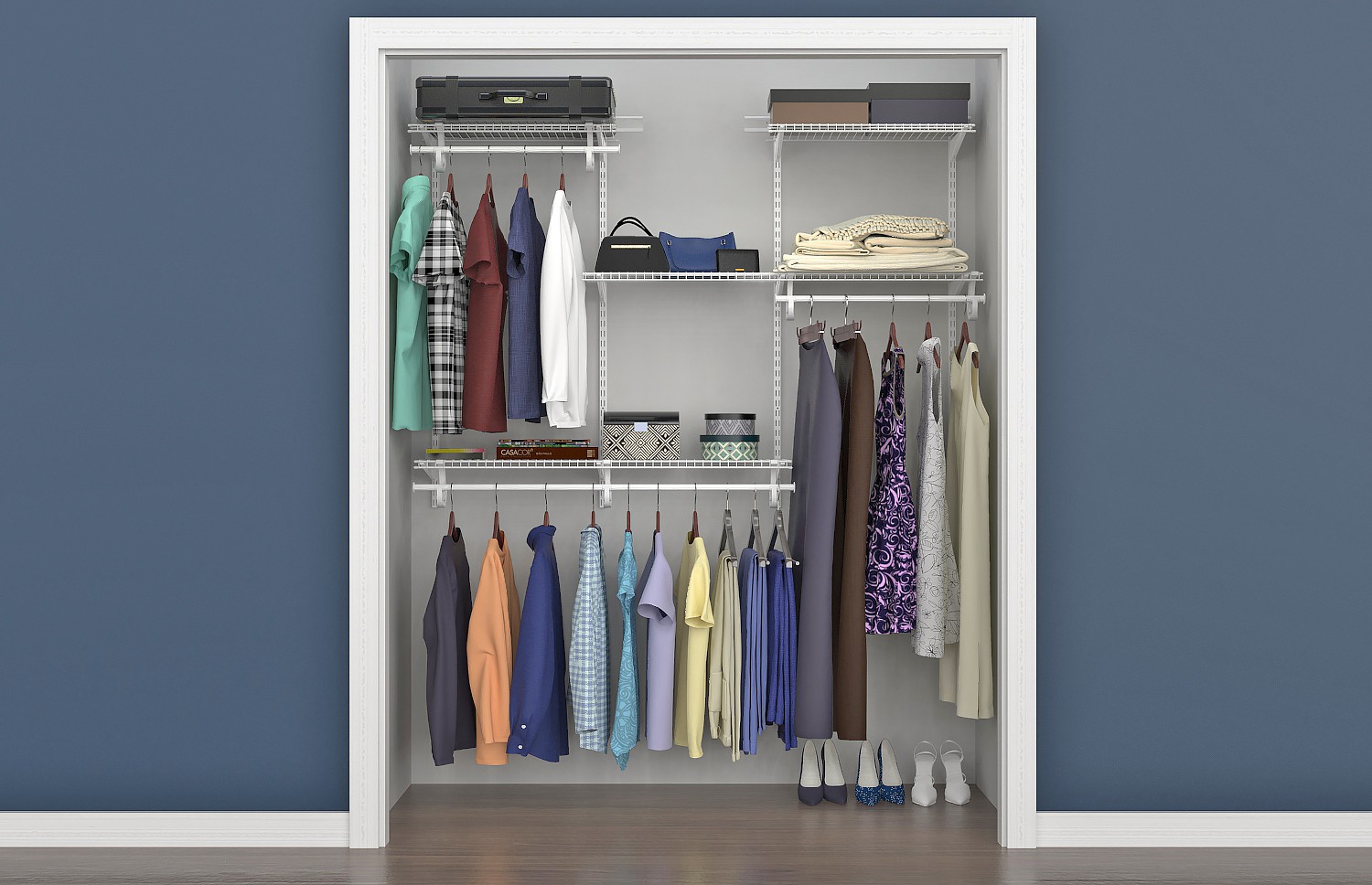 20Pcs Clothes Organizer T-shirt System Fold Board File Cabinet Organization Draw