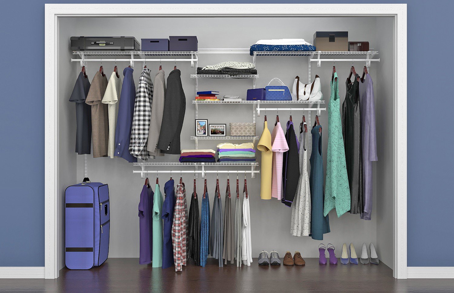 7 Ft.-10 Ft. ShelfTrack Organizer | Home by AMES