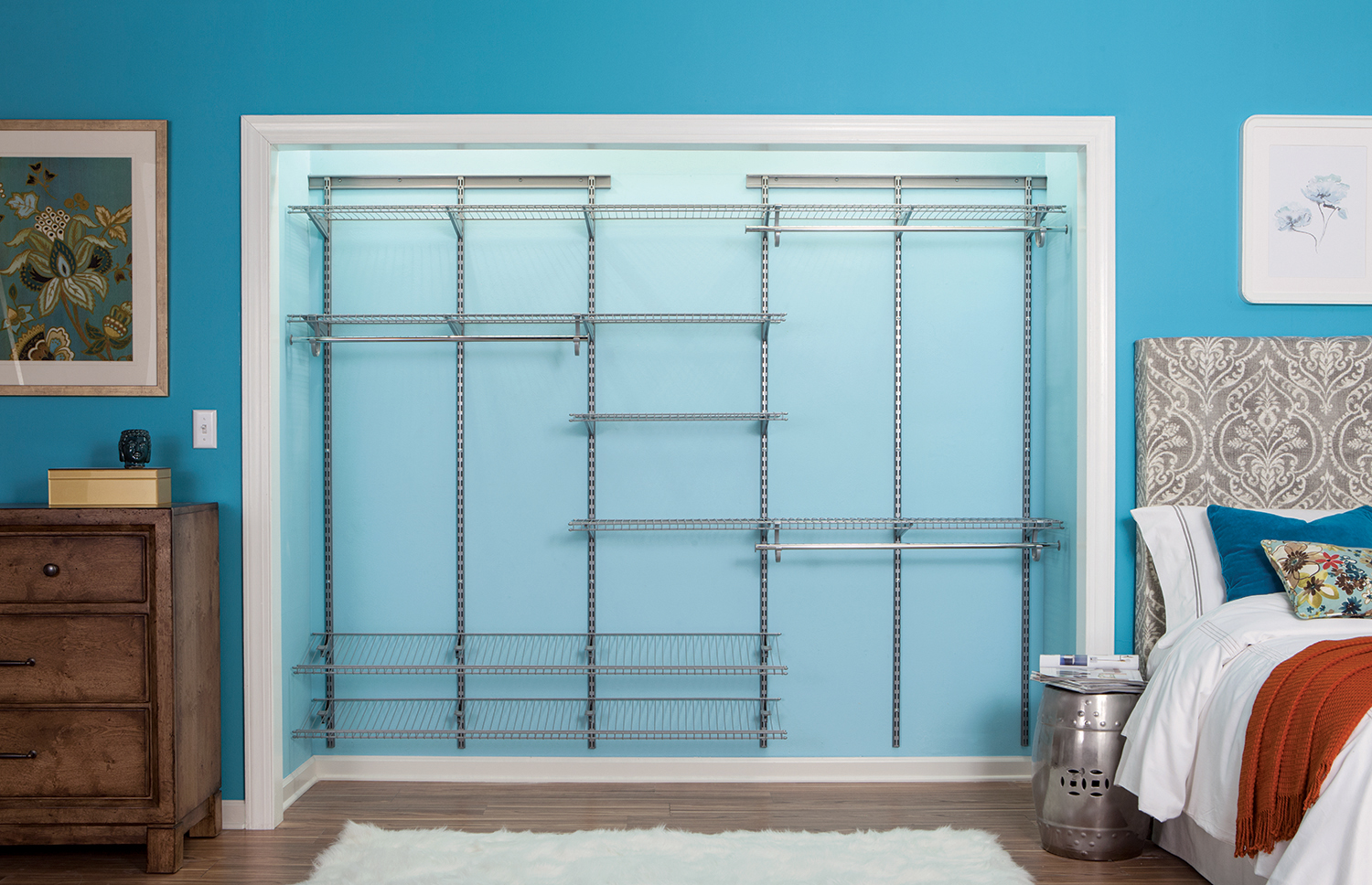 Metal Closet Rod Support Home by AMES
