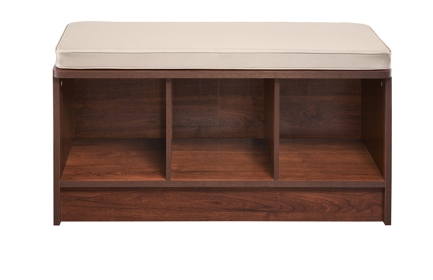 3 cubby storage bench cheap