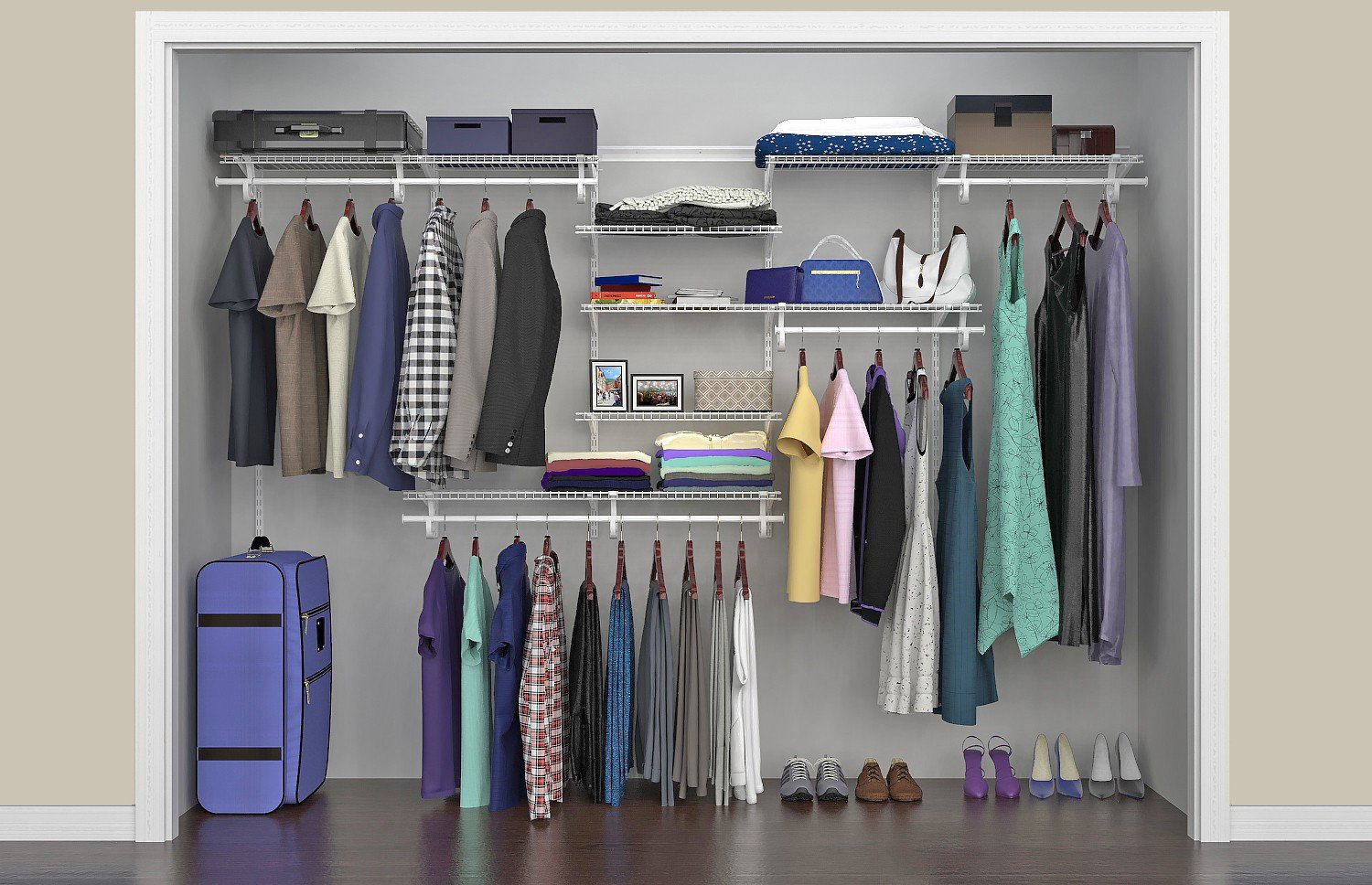 7 Ft.-10 Ft. ShelfTrack Organizer | Home by AMES