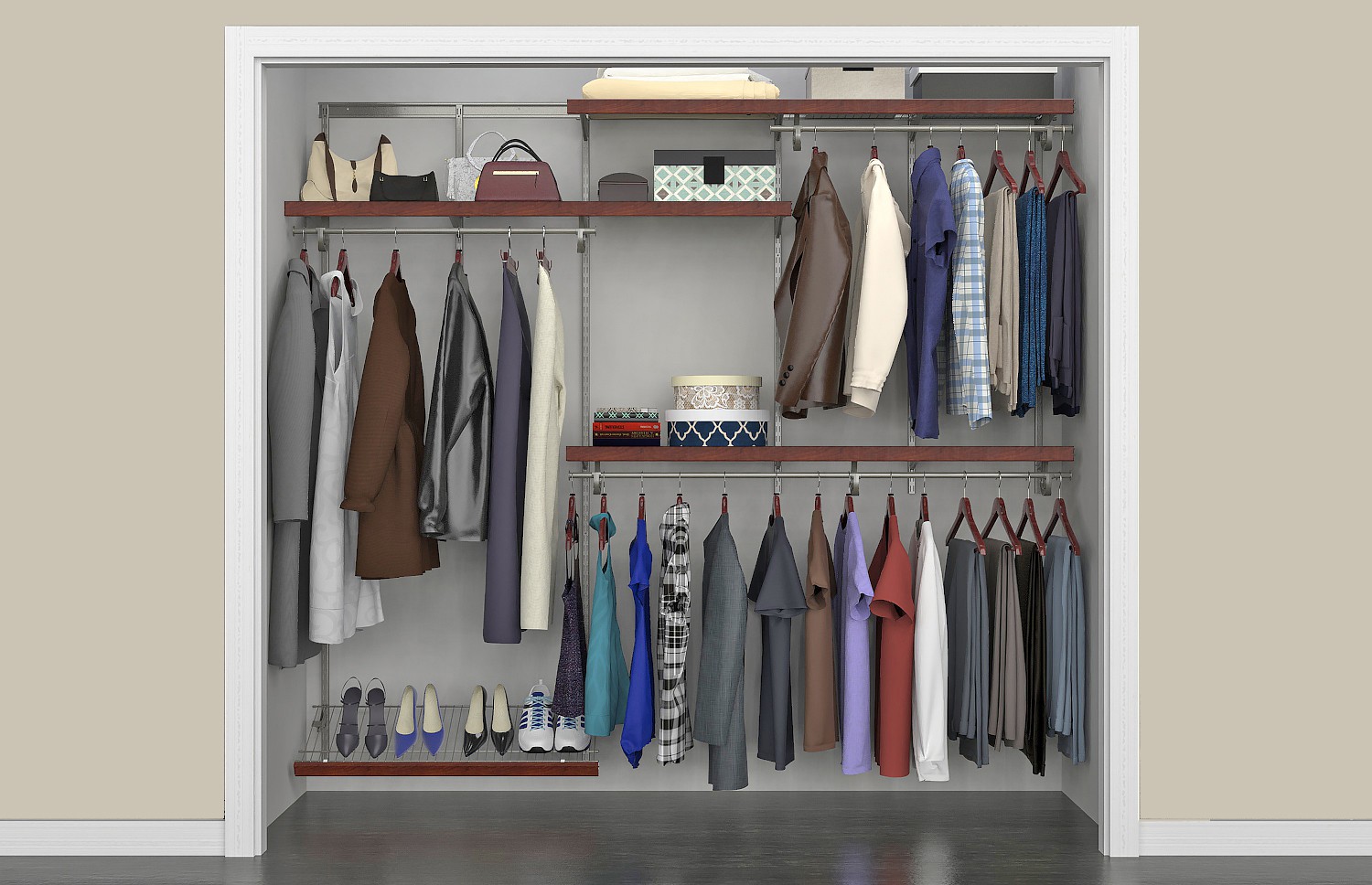 5 ft.-8 ft. Premium ShelfTrack Org | Home by AMES