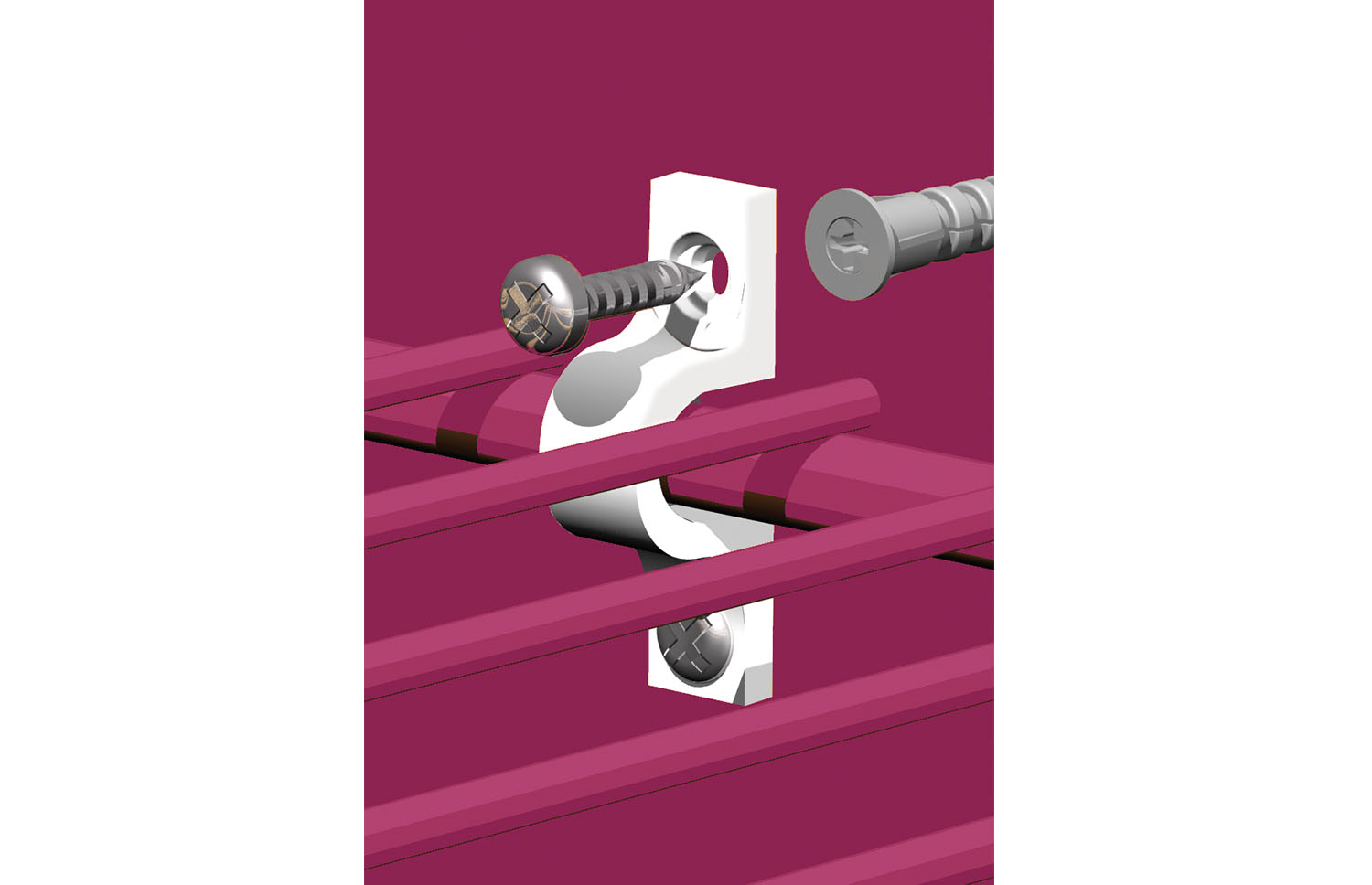 Concrete Shelf Clips Home by AMES