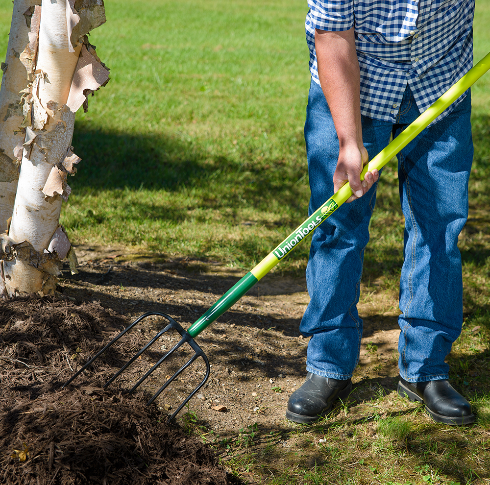 6Tine Manure Fork With Fiberglass Handle Home by AMES